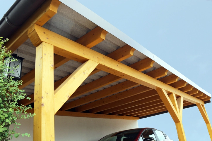 Ny carport eller garage Ny carport eller garage