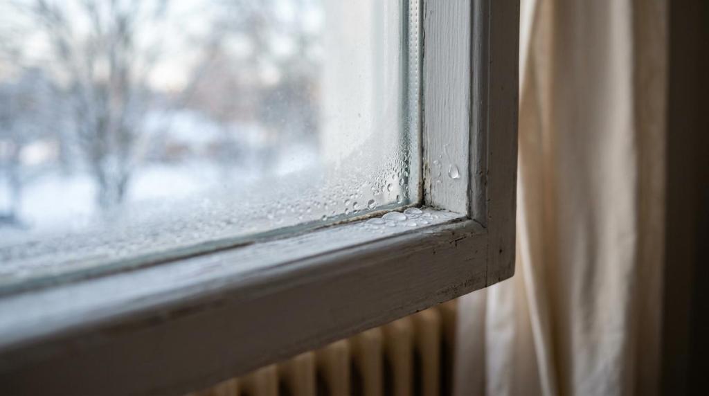 Sådan undgår du fugt omkring vinduer og døre i vinter